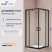 Душевой уголок RGW PA-038B (Прозрачное, 800x800)