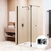 Душевая перегородка RGW WA-054B (WA-010B + Z-072B) (Прозрачное, 1000)