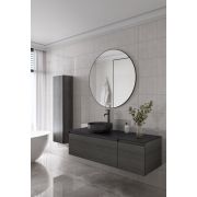 Комплект QUATRO M2-140 тумба+раковина чаша Nero Marquina