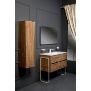 Тумба без раковины Vallessi 80*46cm ZEBRANO 2 полки 837-080-Z
