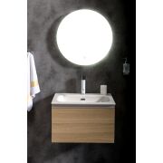 Тумба без раковины Vallessi 60*46см LIGHT OAK, 1 полка 837-060-L