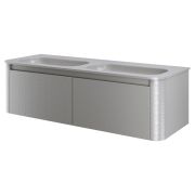 Тумба с раковиной VOI 140CM STONEFINISH LUNA