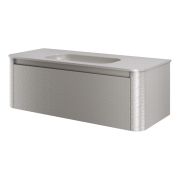 Тумба с раковиной VOI 120CM STONEFINISH STONE GREY