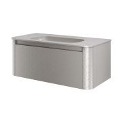 Тумба с раковиной VOI 100CM STONEFINISH STONE GREY