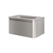 Тумба с раковиной VOI 80CM STONEFINISH STONEGREY