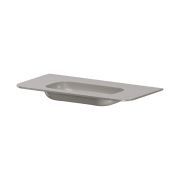 Раковина моноблок VOI 100см STONE FINISH STONE GREY 786-100-SF-SG без отв.