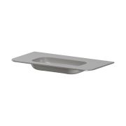 Раковина моноблок VOI 100см STONE FINISH LUNA 786-100-SF-L без отв.