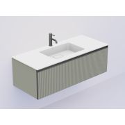 QUATRO 1 120CM тумба рифл LUNA профиль ANTHRACITE + внутр. подсв. 790-M1-120-RIB-L-A-LED