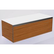 QUATRO 1 120CM тумба WILLOW профиль ANTHRACITE + внур. подсв. 790-M1-120-W-A-LED