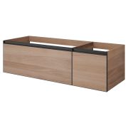 QUATRO 2 140см (100+40) тумба WILLOW профиль ANTHRACITE 790-M2-140-W-A