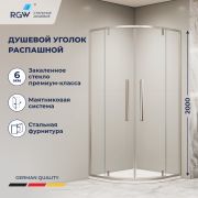 Душевой уголок RGW SV-53 (Прозрачное, 800x800)