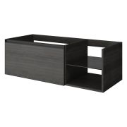 QUATRO 6 120см (80+40) тумба OAK ANTHRACITE профиль ANTHRACITE 790-M6-120-OA-A