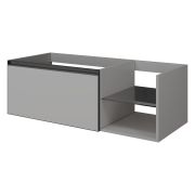 QUATRO 6 120см (80+40) тумба LUNA профиль ANTHRACITE 790-M6-120-L-A
