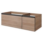 QUATRO 2 120см (80+40) тумба WILLOW профиль ANTHRACITE 790-M2-120-W-A