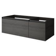 QUATRO 2 120см (80+40) тумба OAK ANTHRACITE профиль ANTHRACITE 790-M2-120-OA-A