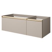 QUATRO 2 120см (80+40) тумба DAPHNE профиль MATT GOLD 790-M2-120-D-MG