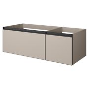 QUATRO 2 120см (80+40) тумба DAPHNE профиль ANTHRACITE 790-M2-120-D-A