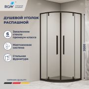 Душевой уголок RGW SV-53B (Прозрачное, 1000x1000)