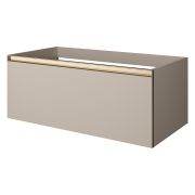 QUATRO 1 100CM тумба DAPHNE профиль MATT GOLD 790-M1-100-D-MG