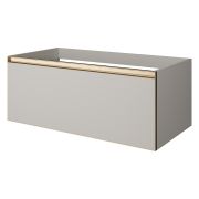 QUATRO 1 100CM тумба CASHMERE профиль MATT GOLD 790-M1-100-CM-MG
