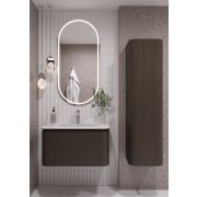 OVALE 1 полка 80CM ШПОН тумба + раковина OV0110100-080