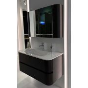 Тумба OVALE D 100см Шпон 2 полки WALNUT 780-100-WN