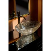 Столешница стекло 100см прямая Глянцевая Черная Lucido 853-100-B Lucido