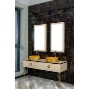 Столешница стекло 140см прямая Капучино (Lucido) 853-140-CP Lucido