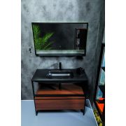 Ящик под консоль LOFT 100 dark wood, 1 полка 894-100-D