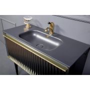 Тумба Canale 100 черная + Золото 843-100-BG