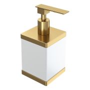 Диспенсер настольный Qubic Matt Gold 10969-MG