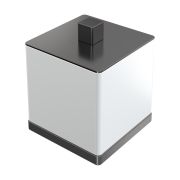 Стакан для ватных дисков Qubic Gun Metal 10964-GM