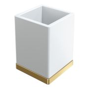 Стакан настольный Qubic Matt Gold 10961-MG