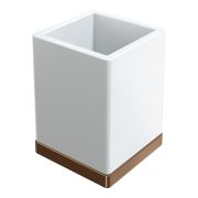 Стакан настольный Qubic Brushed Bronze 10961-BRB