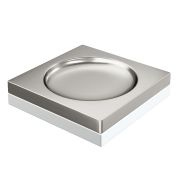 Мыльница квадратная Qubic Nickel Brush 10960-NB