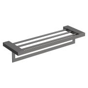 Полка для полотенец Qubic Gun Metal 10737-GM
