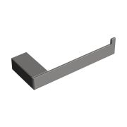 Держатель для туалетной бумаги без крышки Qubic Shine Gun Metal 10735-SGM