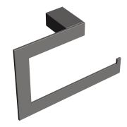 Полотенцедержатель кольцо Qubic Shine Gun Metal 10725-SGM