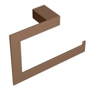 Полотенцедержатель кольцо Qubic Brushed Bronze 10725-BRB