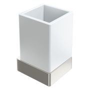 Стакан настенный Qubic Nickel Brush 10724-NB