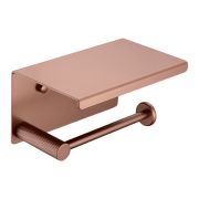 Держатель туалетной бумаги с крышкой UNO BRUSHED BRONZE 10971-BRB