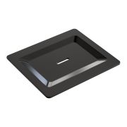 Мыльница для полки Shiny gunmetal/Глянцевый графит 10966-SGM-SOAP