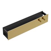 Полка настенная 60см Gold + 2 крючка 10966-G
