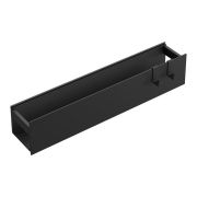 Полка настенная 60см Black + 2 крючка 10966-B