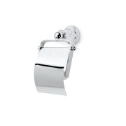 Держатель для туалетной бумаги с крышкой MURANO CRYSTAL_Комплект 10901-CRST-CH