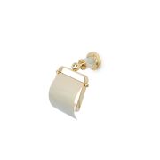 Держатель для туалетной бумаги с крышкой MURANO CRYSTAL_Комплект 10901-CRST-G