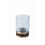Настольный стакан ROYALE CRISTAL BLACK BR 10931-BR-B