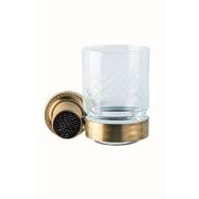 Настенный стакан ROYALE CRISTAL BLACK BR 10924-BR-B