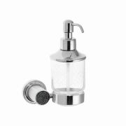 Настенный диспенсер ROYALE CRISTAL BLACK ХРОМ 10932-CR-B