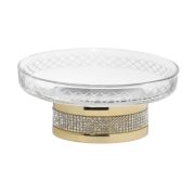 Настольная мыльница ROYALE CRISTAL GOLD 10930-G